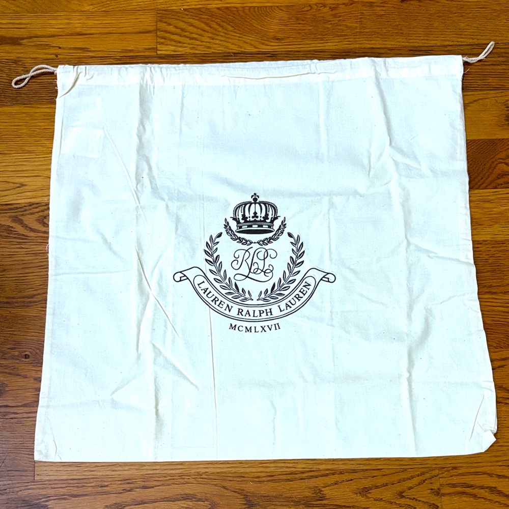Lauren Ralph Lauren drawstring large logo dust bag